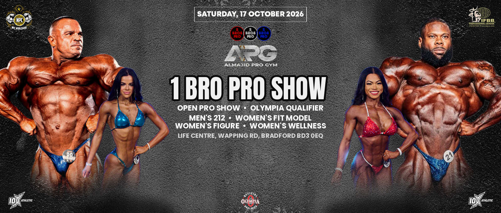 2026 1 Bro Pro Show - 212 Men's Bodybuilding