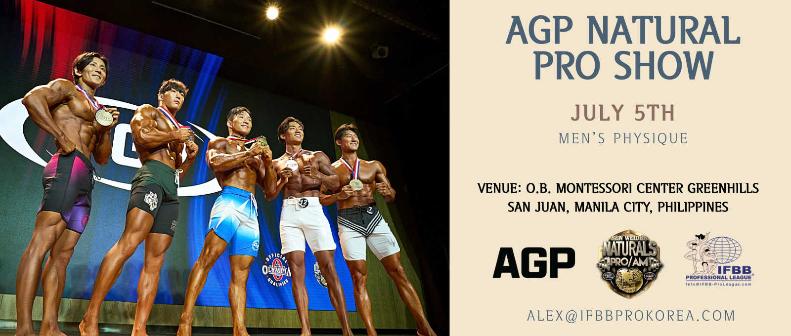2026 AGP Philippines Natural Pro Show - Men's Physique