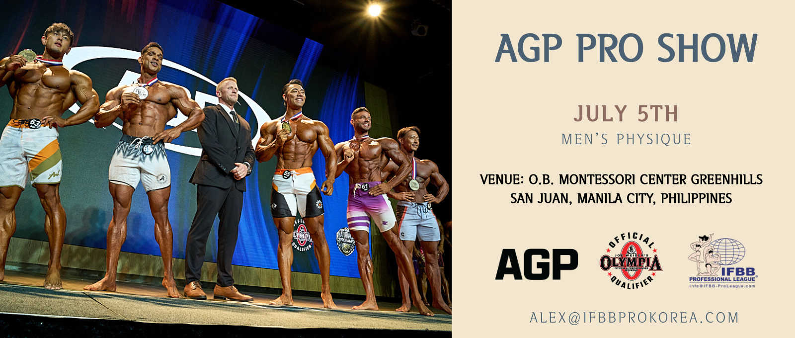 2026 AGP Philippines Pro - Men's Physique