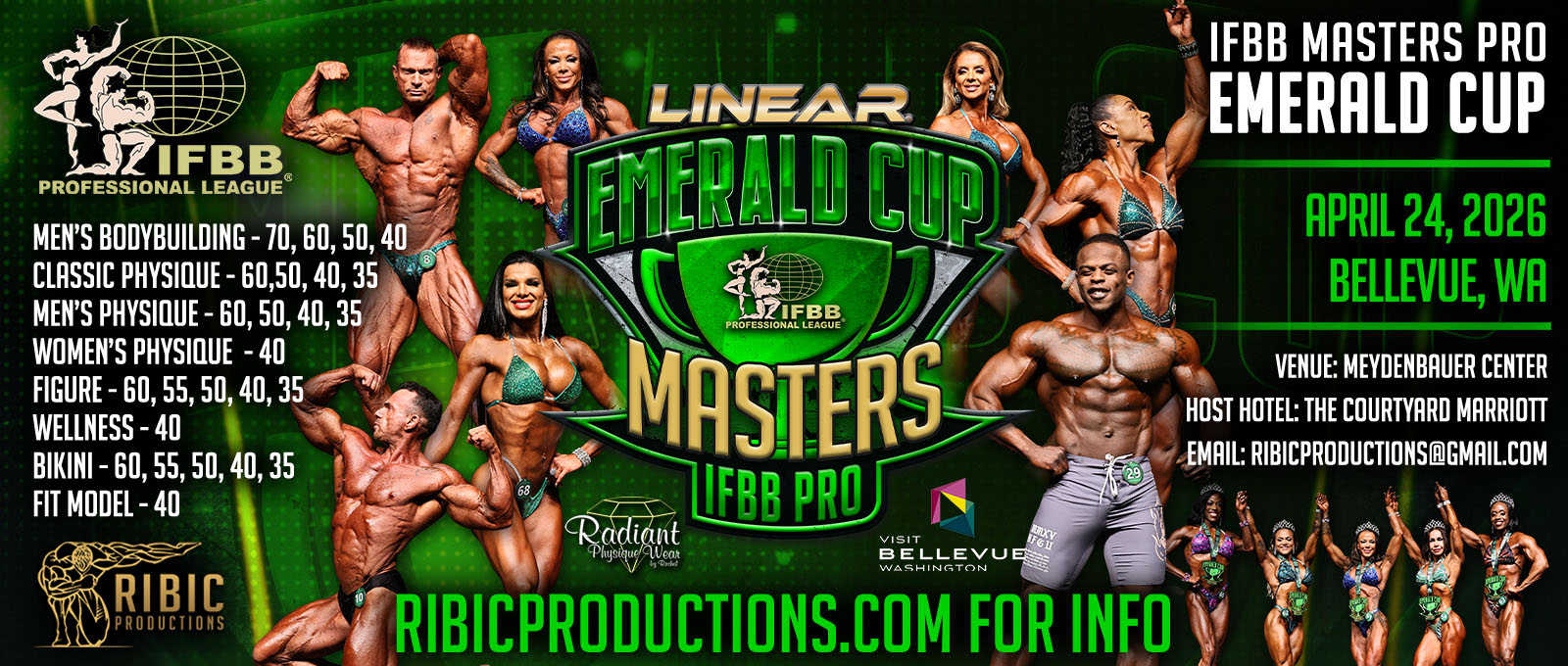 2026 Emerald Cup Masters Pro - Women's Fit Model