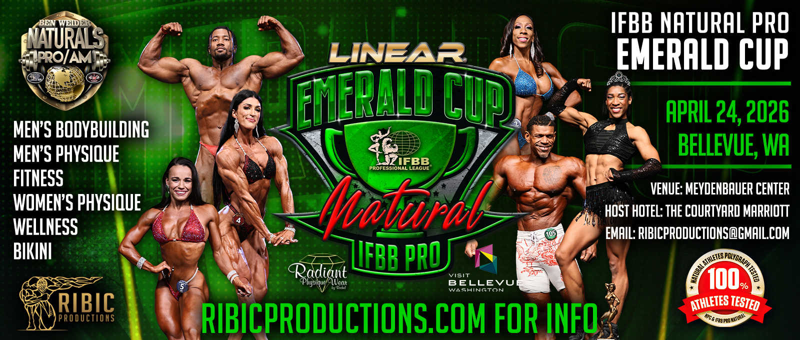 2026 Emerald Cup Natural Pro - Women's Fitness