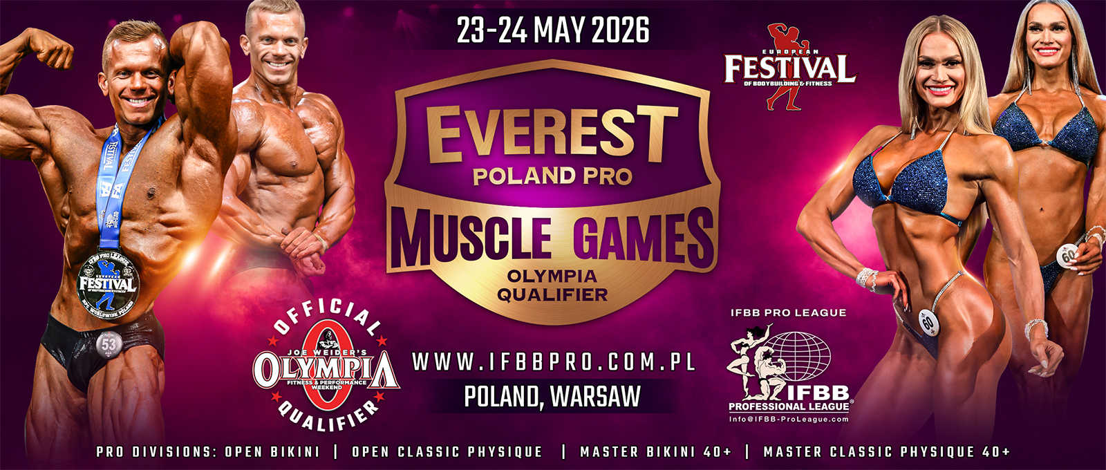 2026 Everest Poland Pro Muscle Games - Women's Bikini