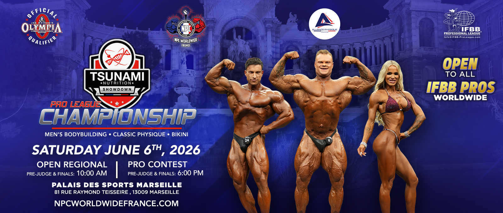 2026 France Pro - Men's Open Bodybuilding