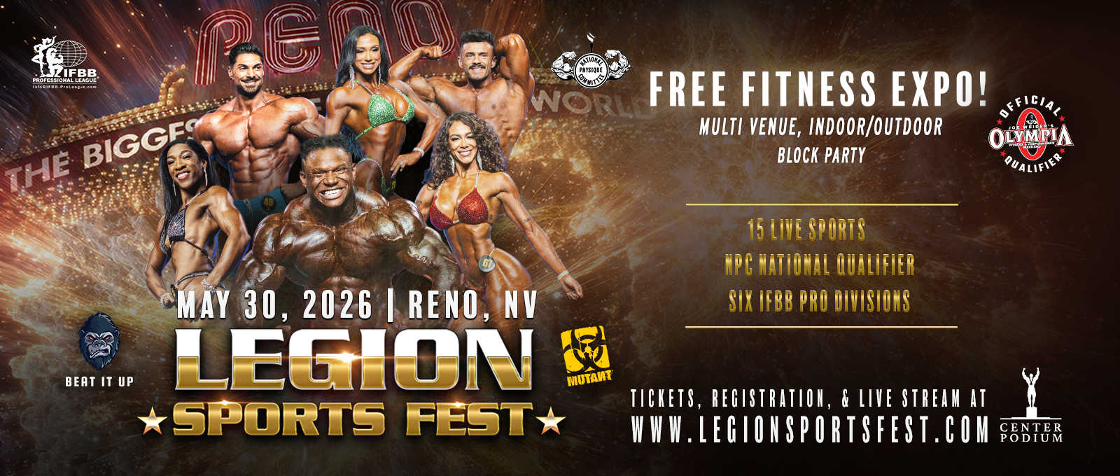2026 Legion Sports Fest Pro - Men's Physique