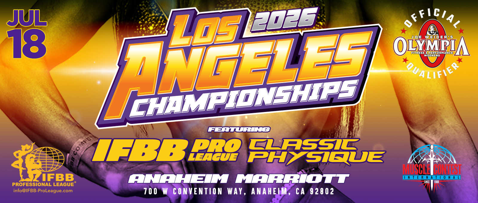 2026 Los Angeles Championships Pro - Men's Classic Physique