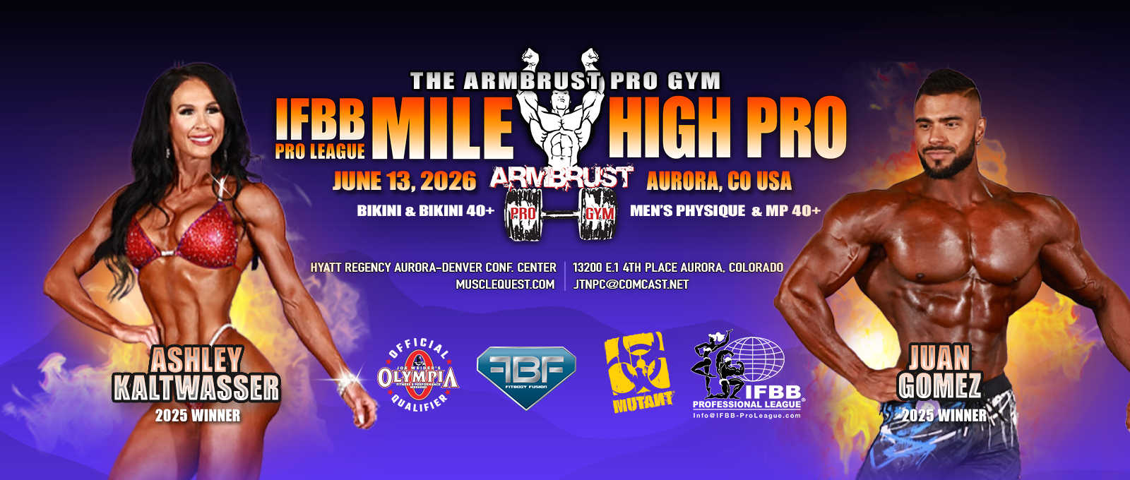 2026 Mile High Pro - Men's Physique