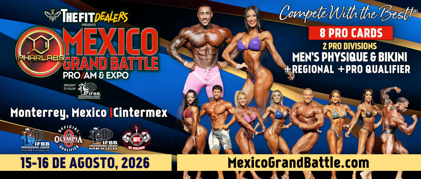 2026 Pharlabs Mexico Grand Battle Pro - Men's Physique