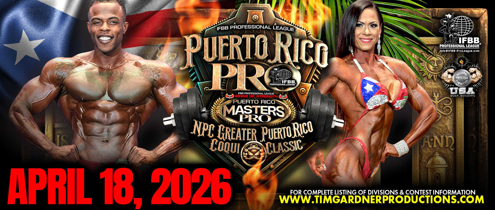 2026 Puerto Rico Pro - Men's Open Bodybuilding