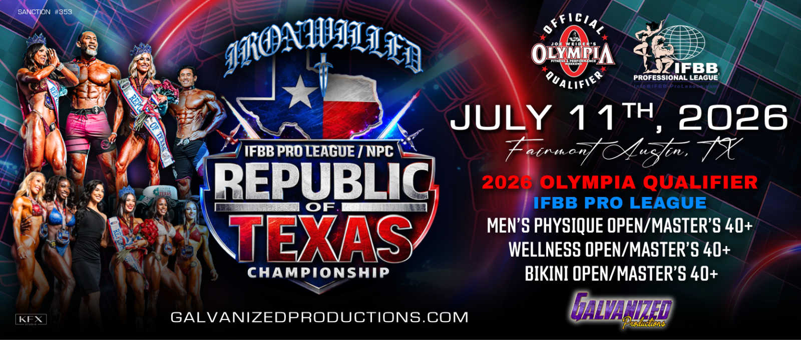 2026 Republic Of Texas Pro - Men's Physique