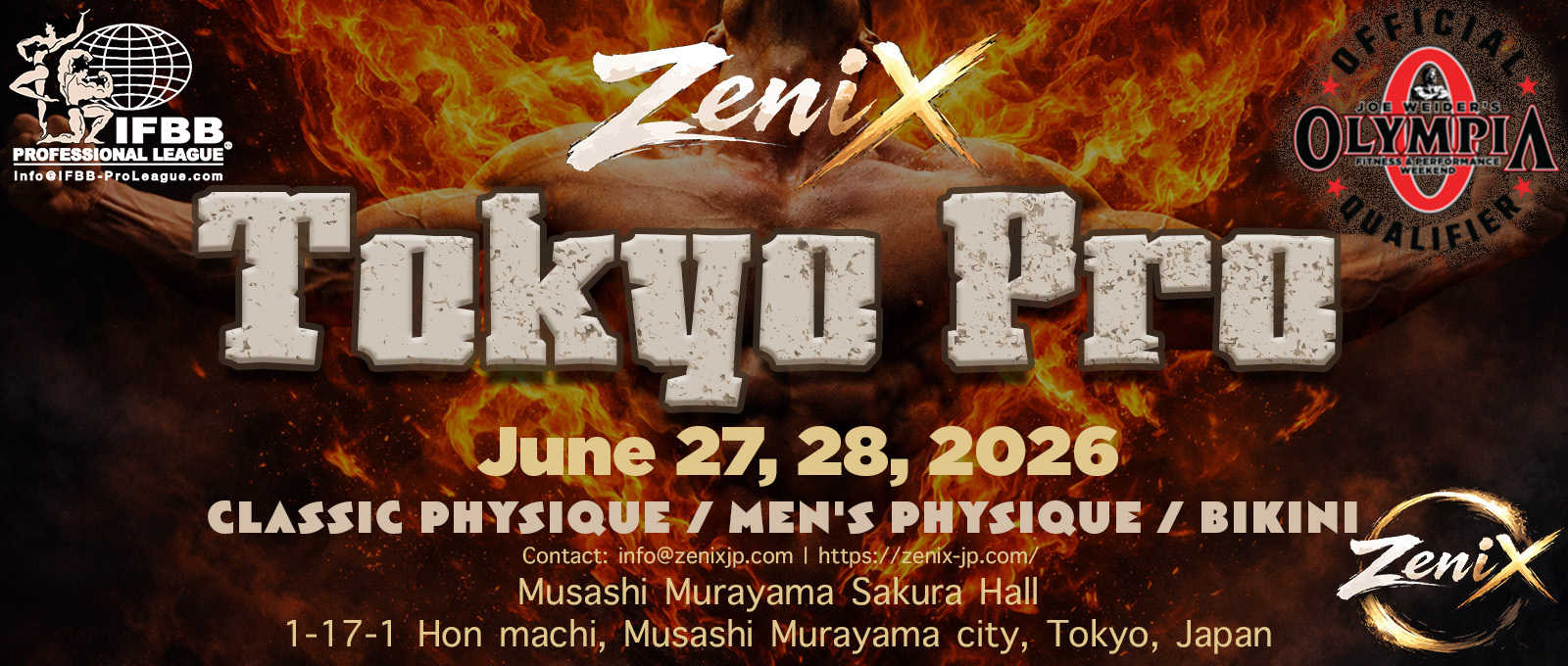 2026 Tokyo Pro - Men's Classic Physique