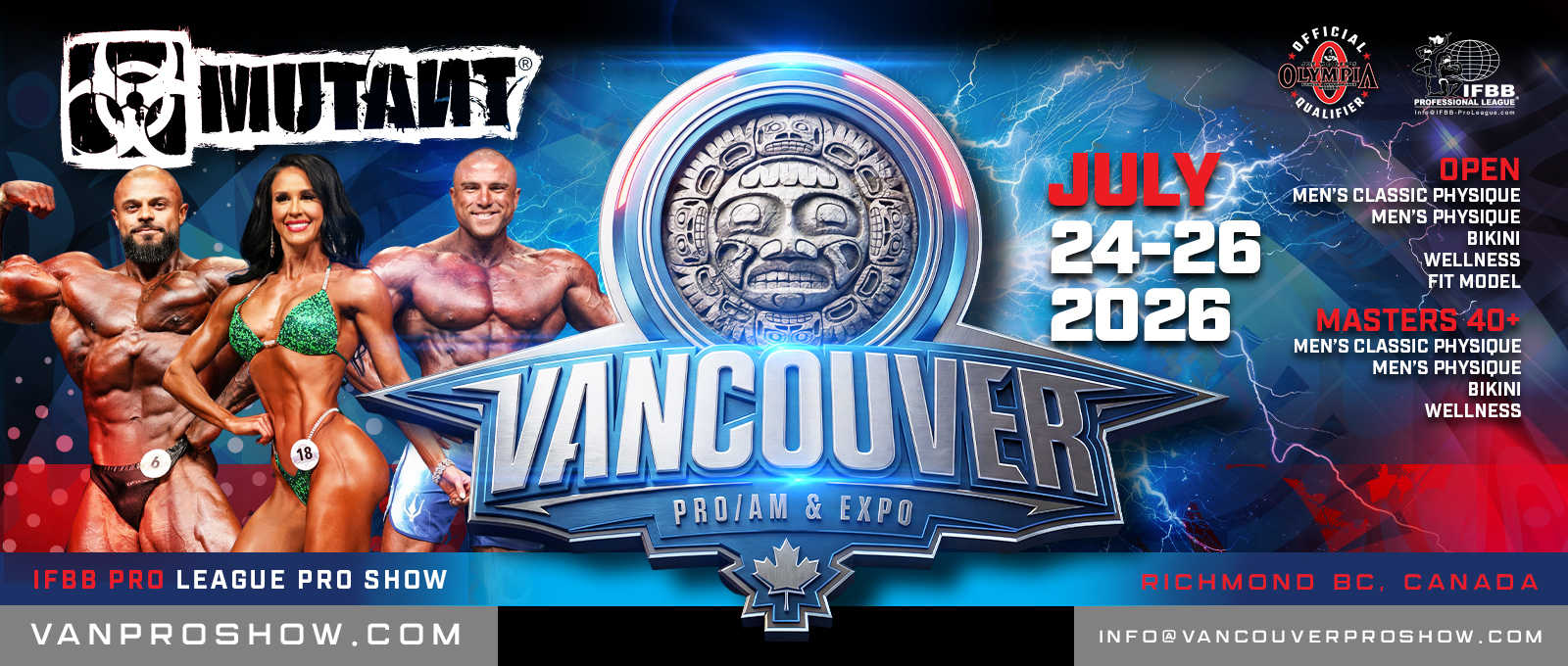2026 Vancouver Pro/Am & Expo - Men's Physique