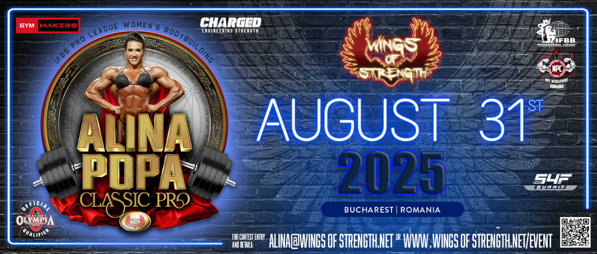 2025 Alina Popa Classic Pro - Women's Bodybuilding