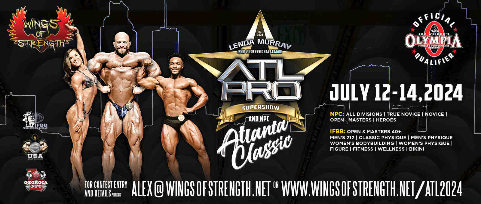 2024 Lenda Murray Atlanta Pro - 212 Men's Bodybuilding