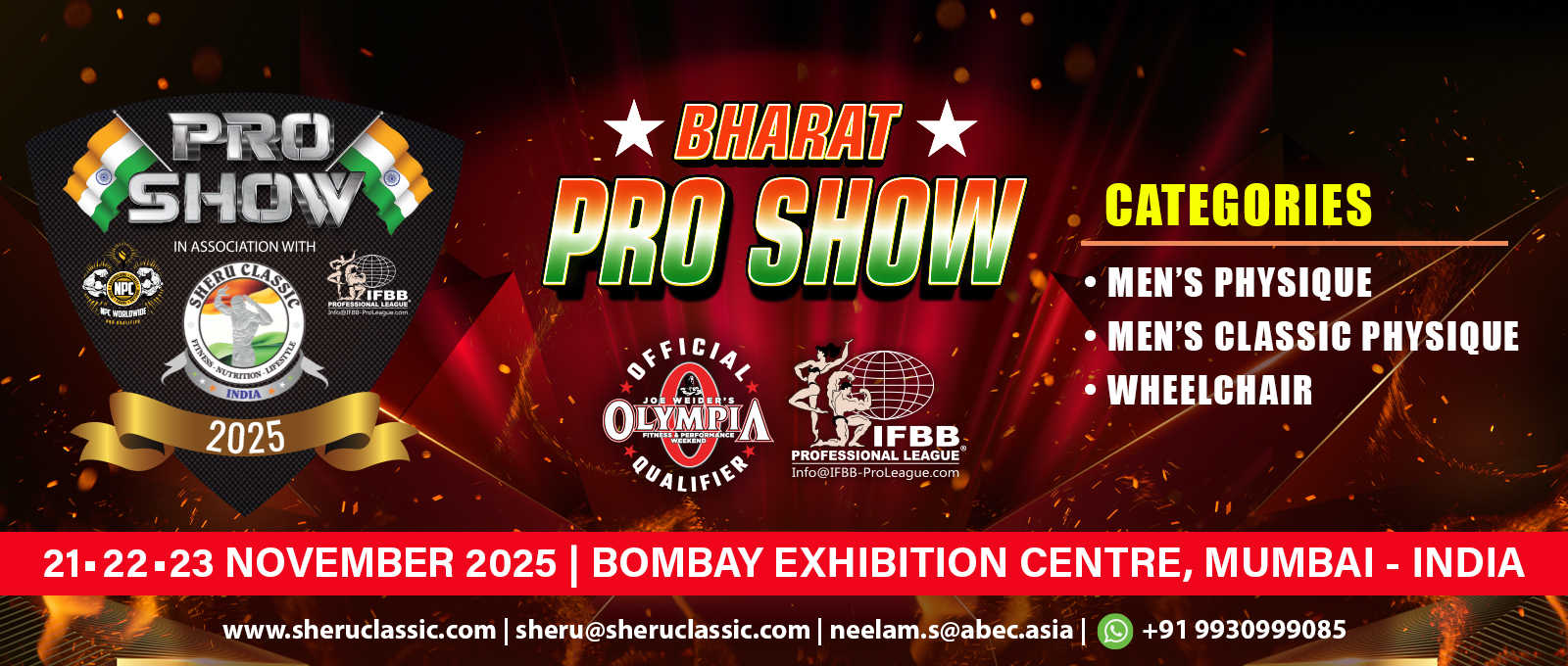 2025 Bharat Pro Show - Men's Physique