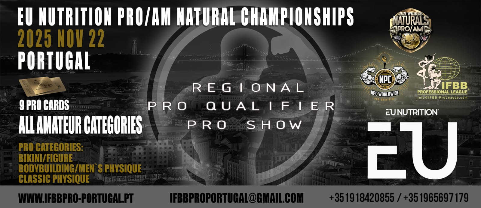 2025 EU Nutrition Pro Natural Championships - Men's Physique