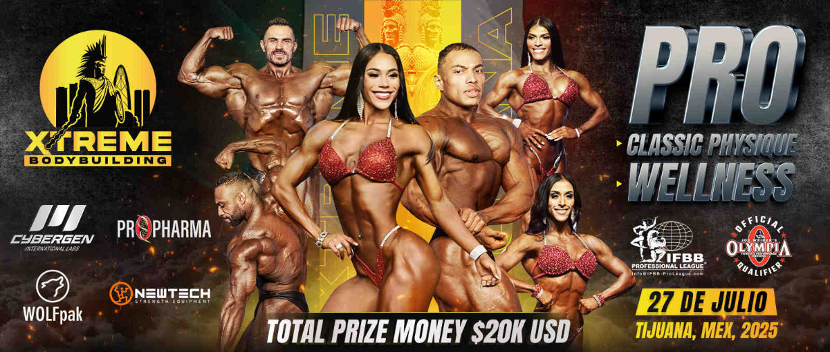 2025 Xtreme Bodybuilding Mexico Pro - Men's Classic Physique