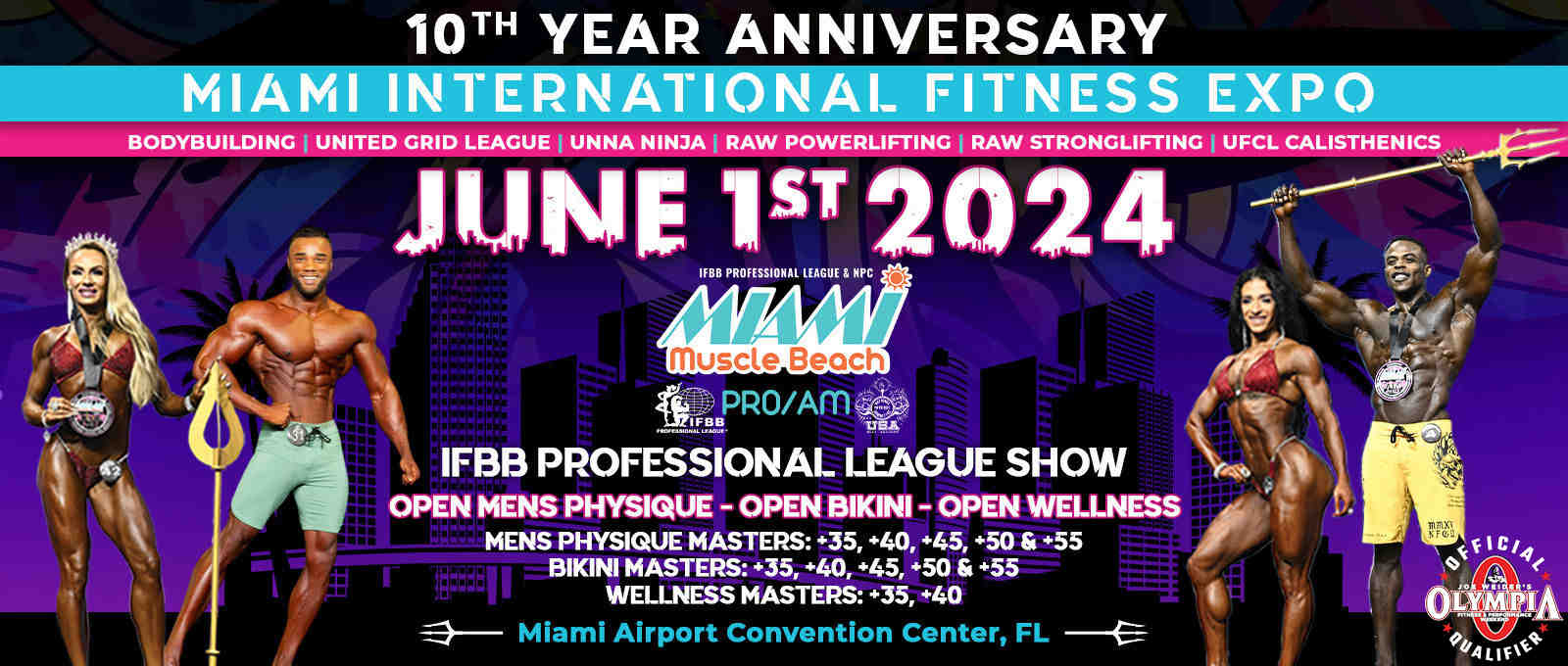 2024 Miami Muscle Beach Pro - Men's Physique