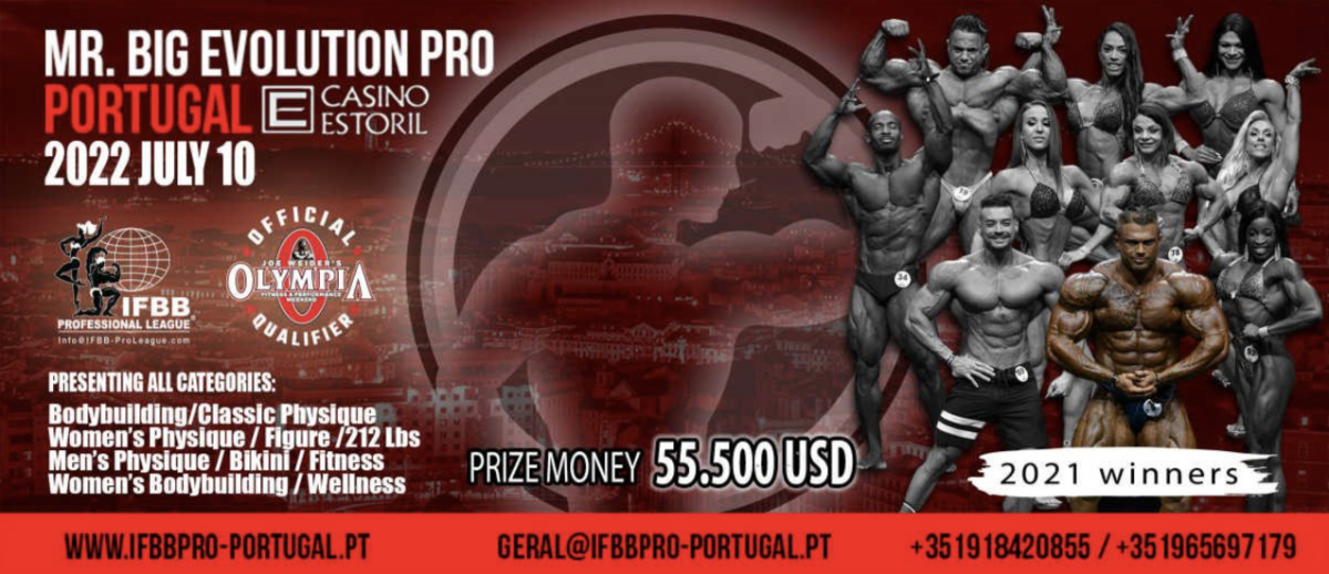 2022 Mr. Big Evolution Portugal Pro - 212 Men's Bodybuilding