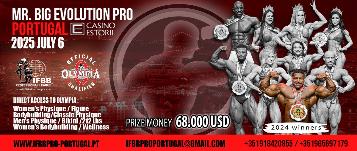 2025 Mr. Big Evolution Portugal Pro - Men's Physique