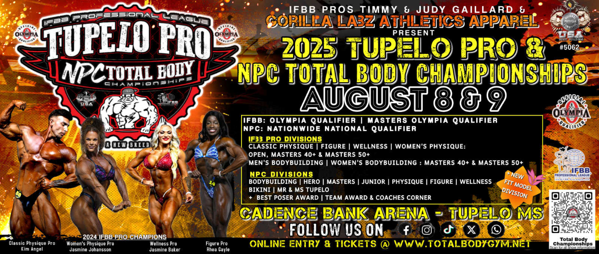 2025 Tupelo Pro - Men's Classic Physique
